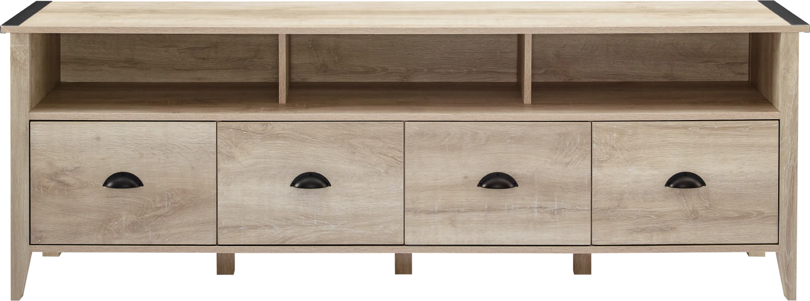 Haleyford White 70 in. Console - Thumbnail - Image 3