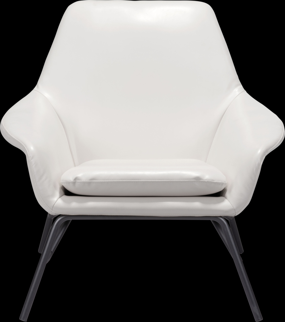 Halfhitch White Accent Chair - Thumbnail - Image 4