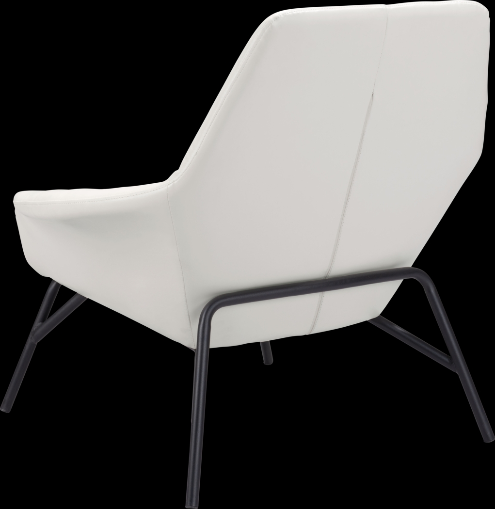 Halfhitch White Accent Chair - Thumbnail - Image 6