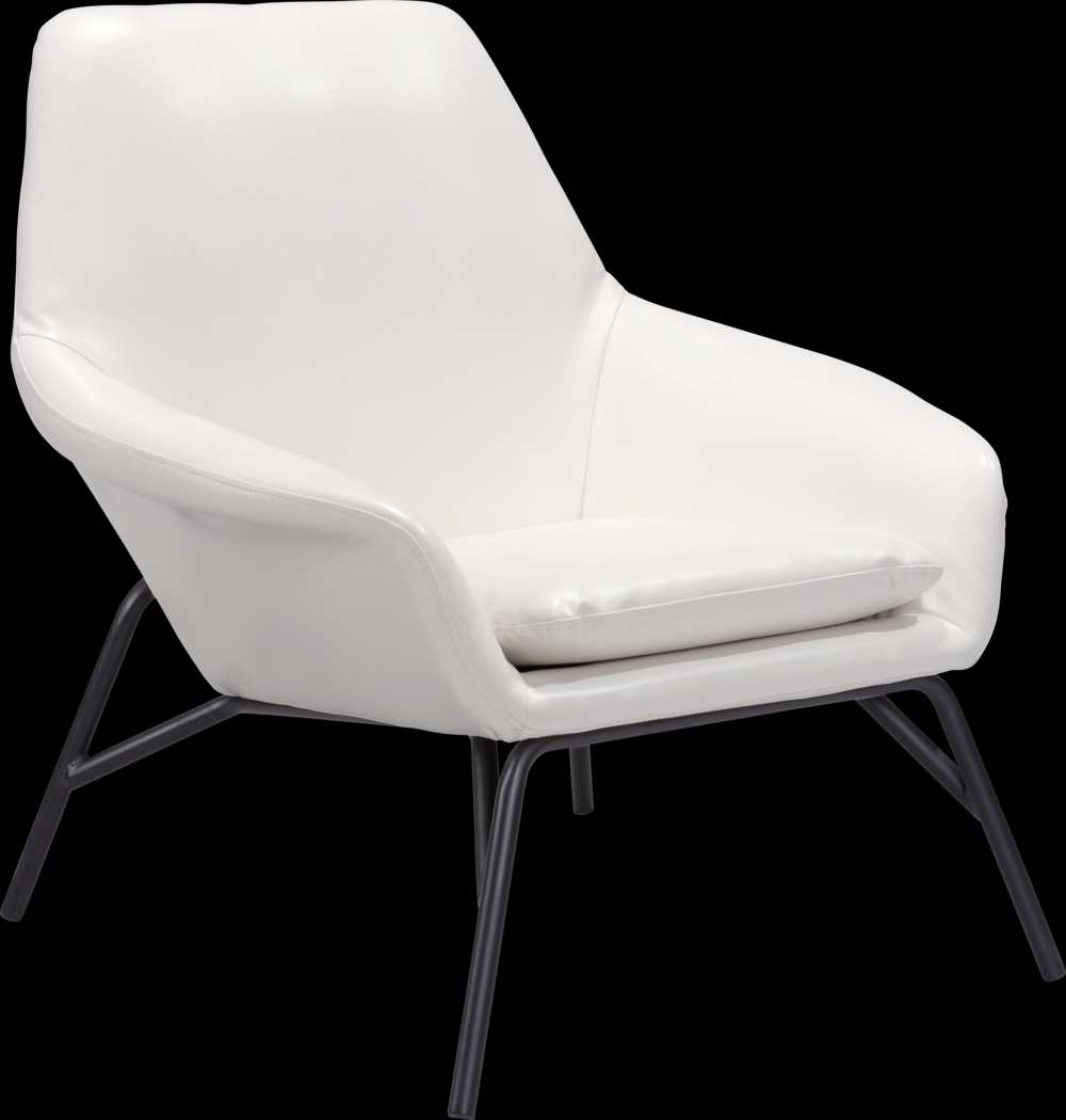 Halfhitch White Accent Chair - Thumbnail - Image 7