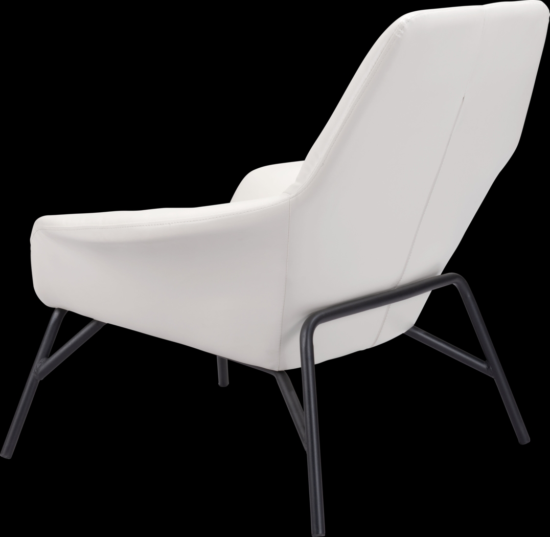 Halfhitch White Accent Chair - Thumbnail - Image 8