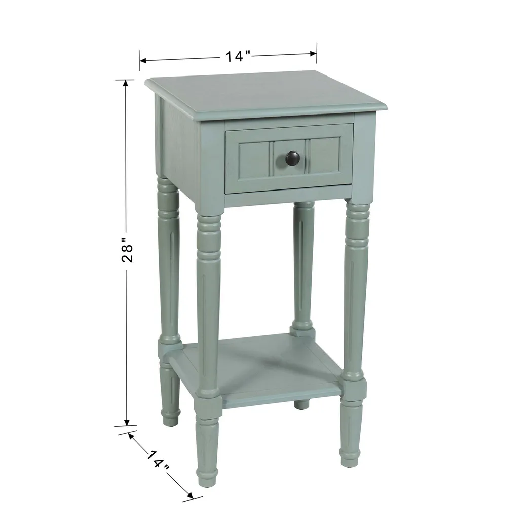Halfi Light Blue End Table - Thumbnail - Image 3