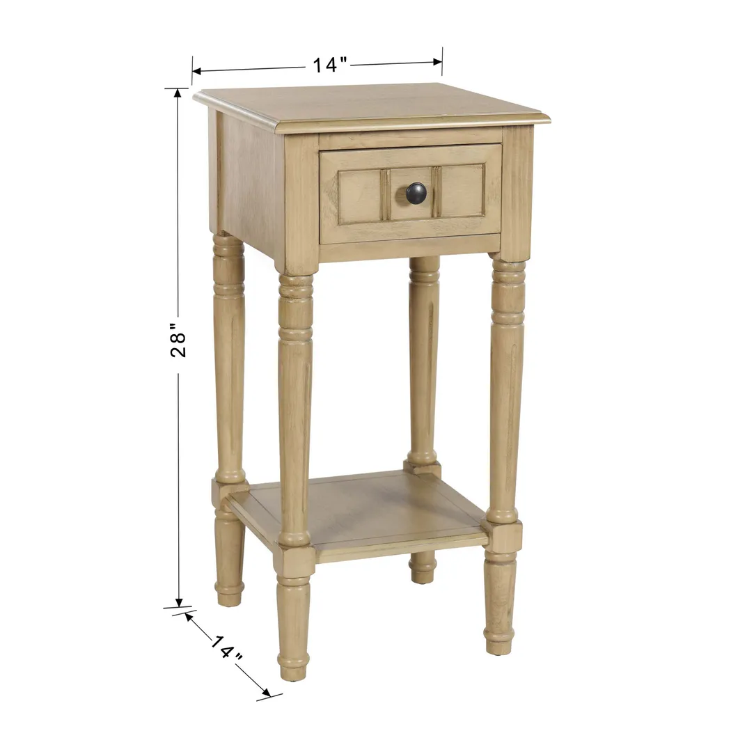 Halfi Natural End Table - Thumbnail - Image 2