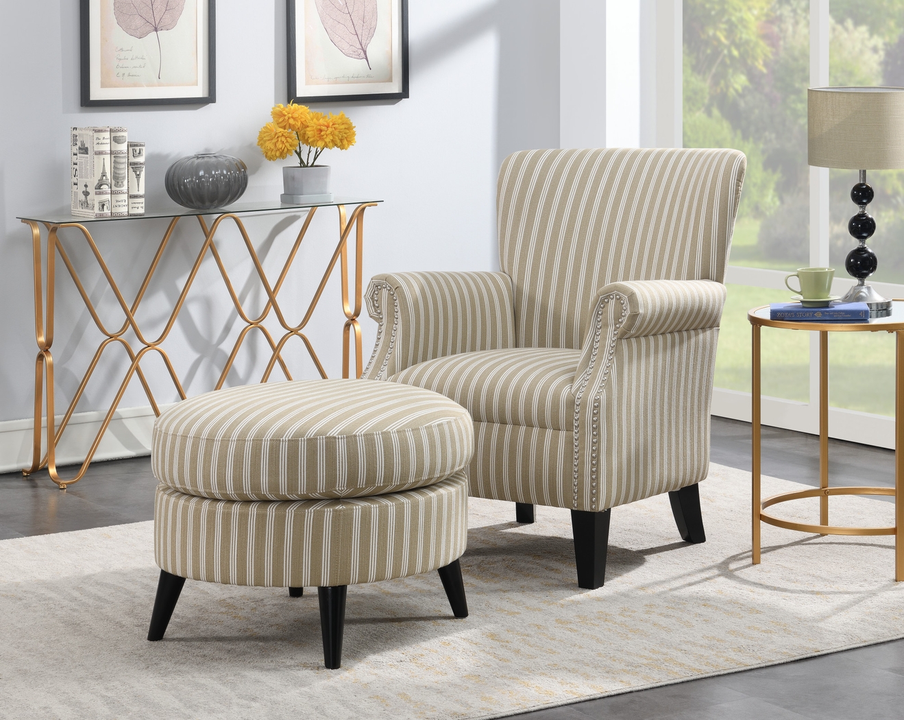 Halgo Beige Ottoman - Thumbnail - Image 3