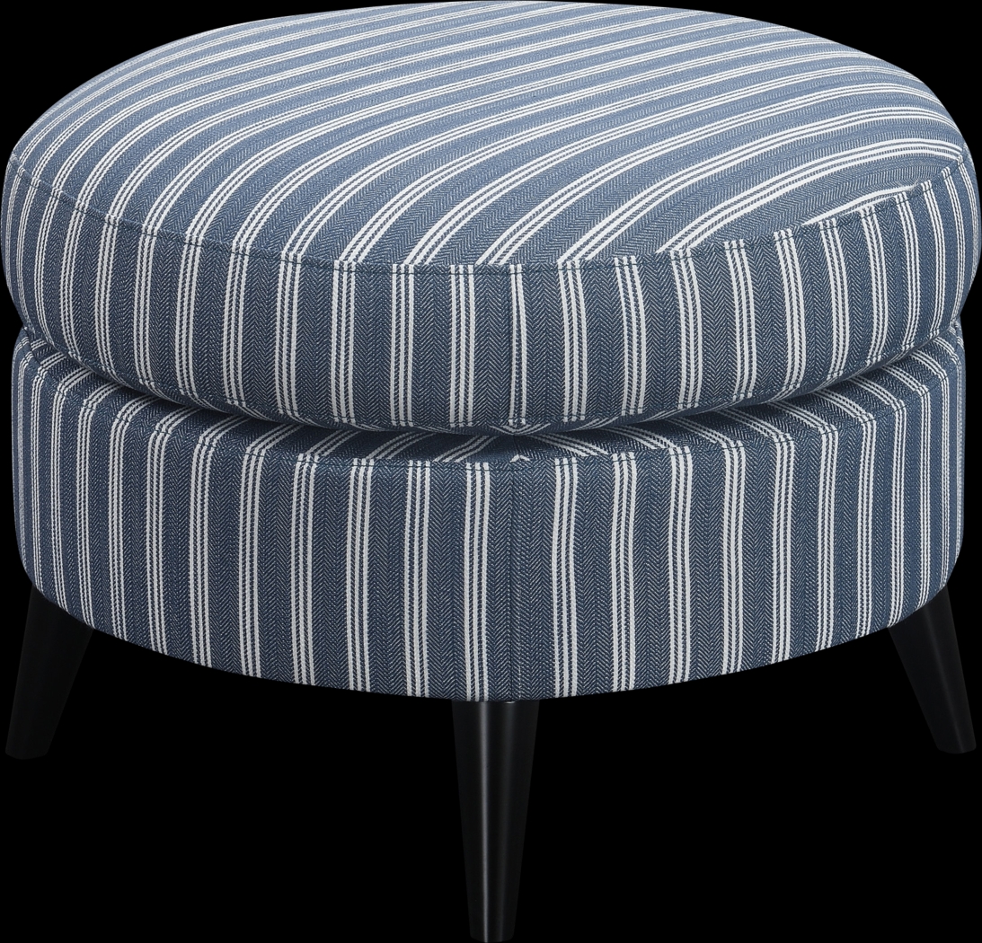 Halgo Blue Ottoman - Thumbnail - Image 2