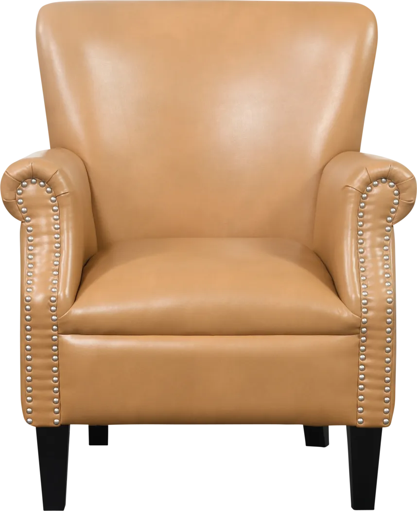 Halgo Brown Accent Chair - Thumbnail - Image 2