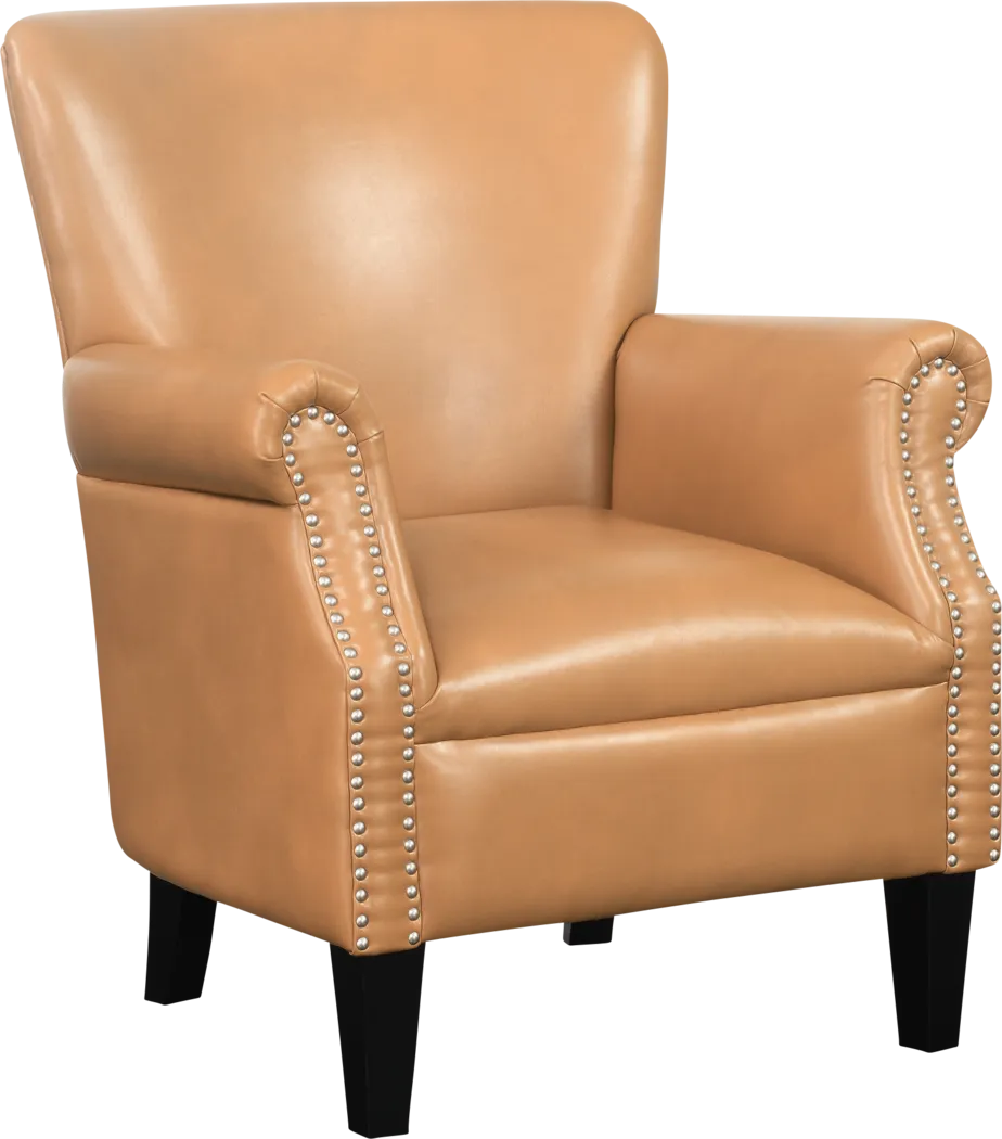 Halgo Brown Accent Chair - Thumbnail - Image 1