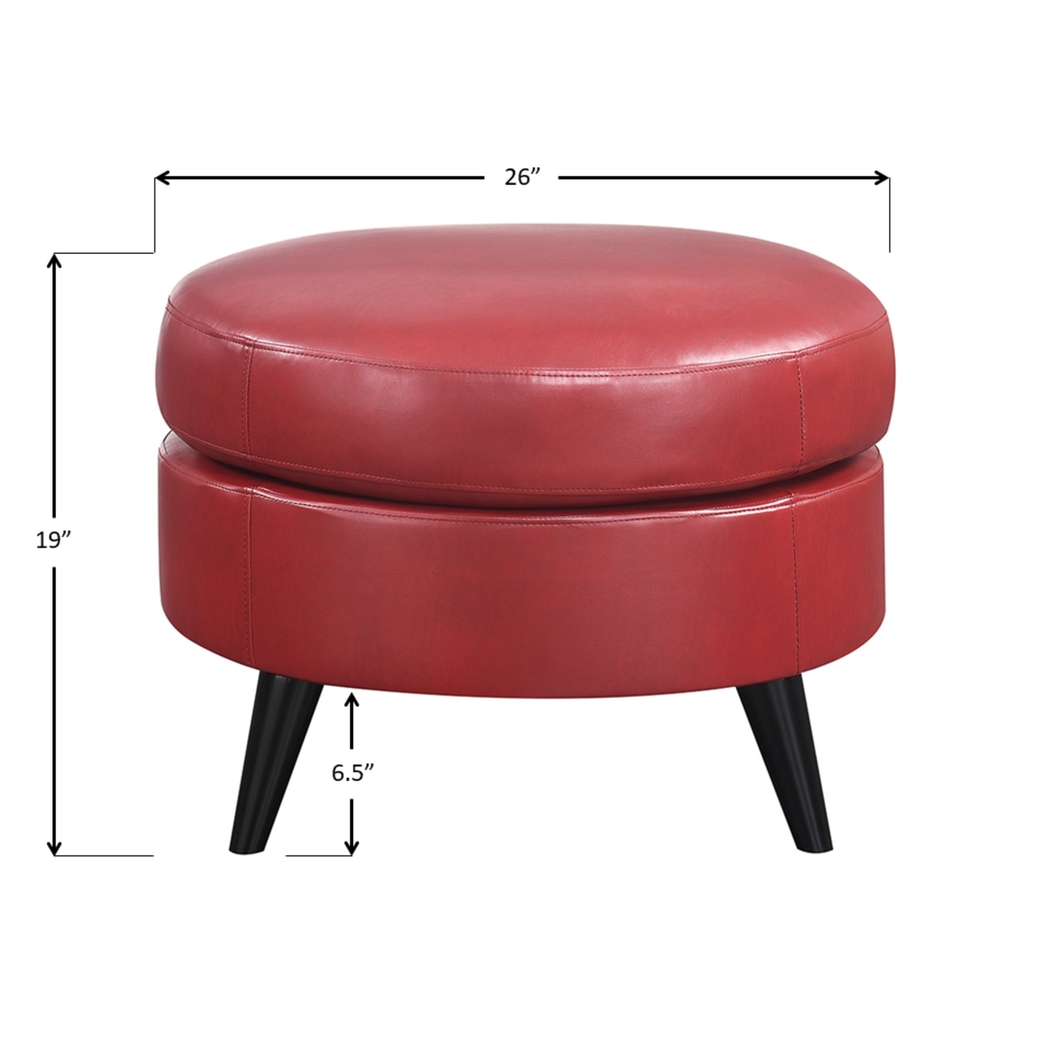 Halgo Red Ottoman - Thumbnail - Image 4