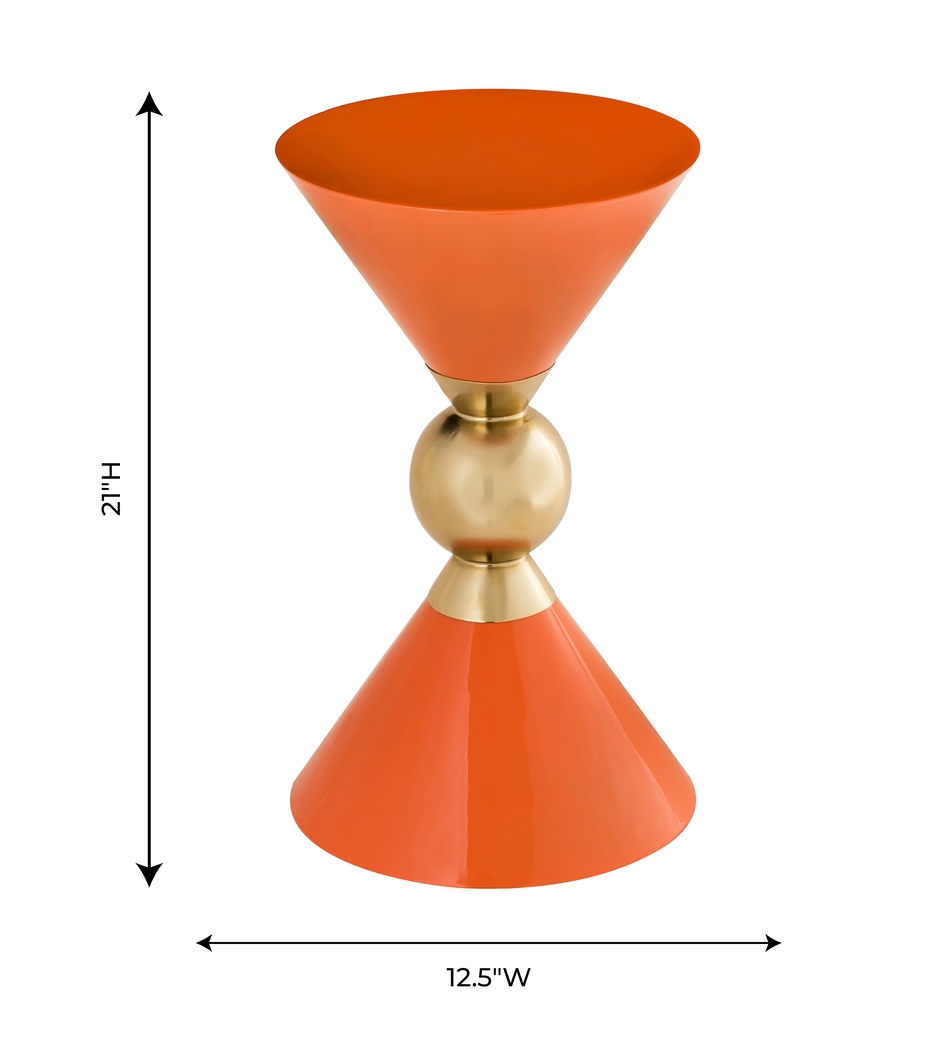 Halibel Orange Accent Table - Thumbnail - Image 6