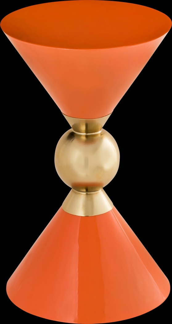 Halibel Orange Accent Table - Thumbnail - Image 1