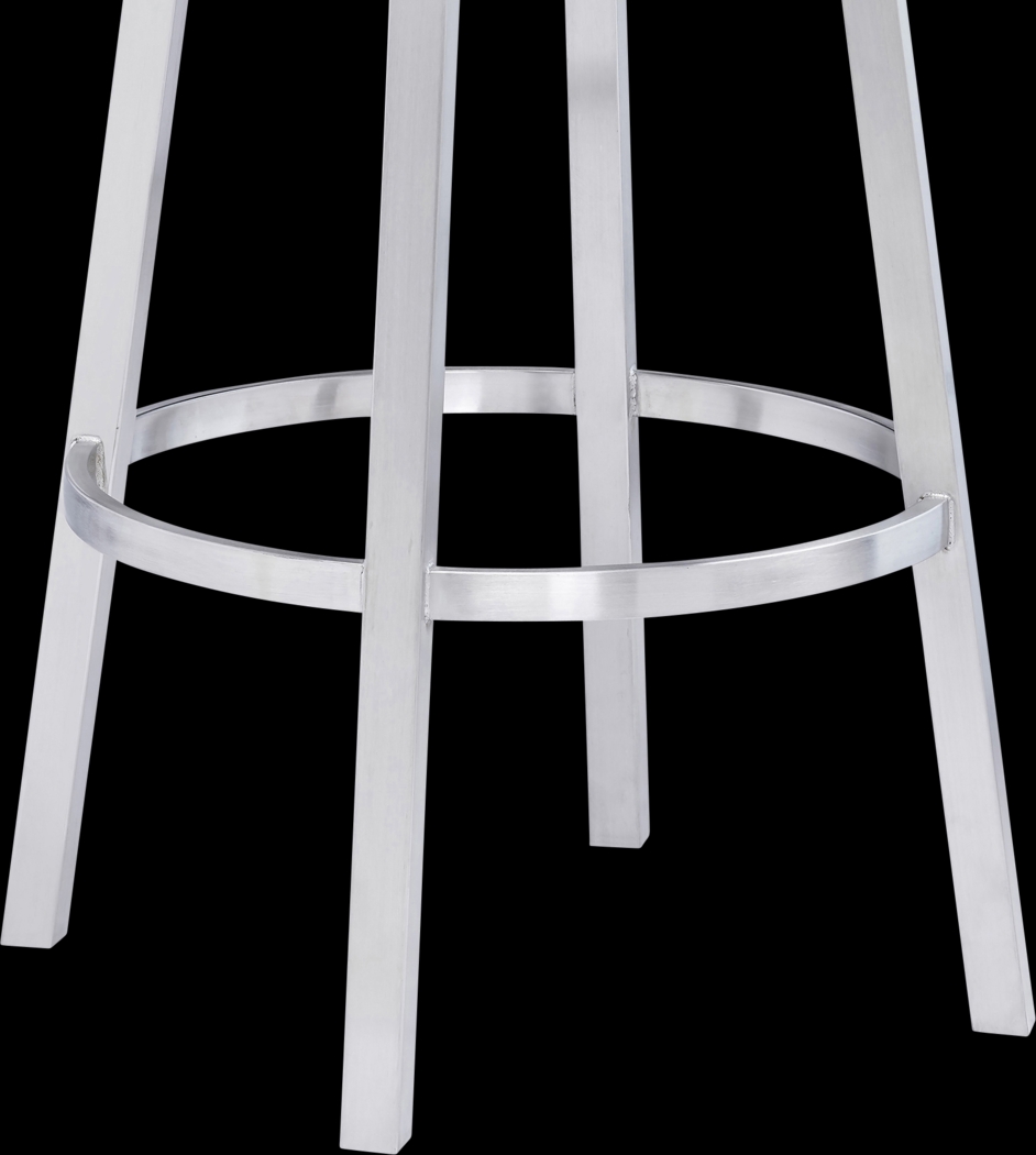 Haligue Gray Swivel Barstool - Thumbnail - Image 6