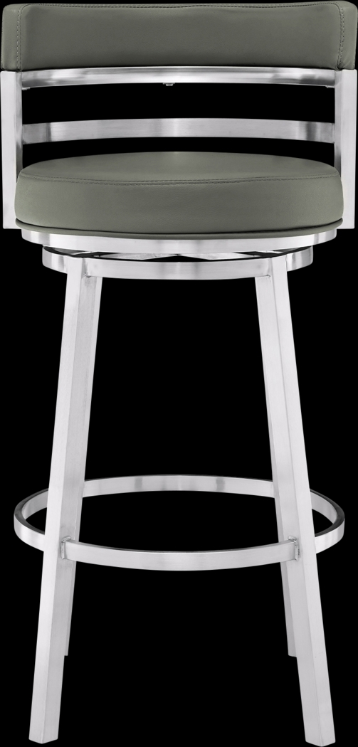Haligue Gray Swivel Barstool - Thumbnail - Image 8