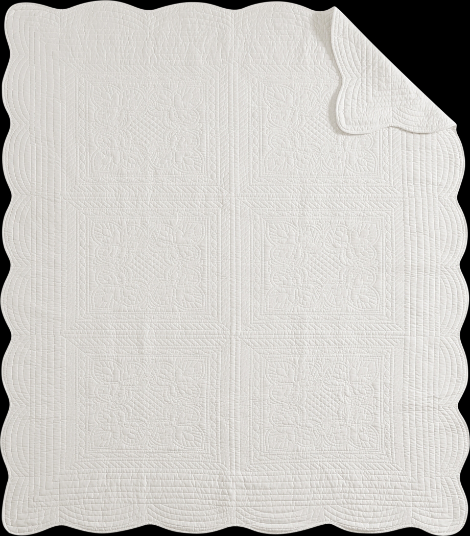 Halima White Throw - Thumbnail - Image 3