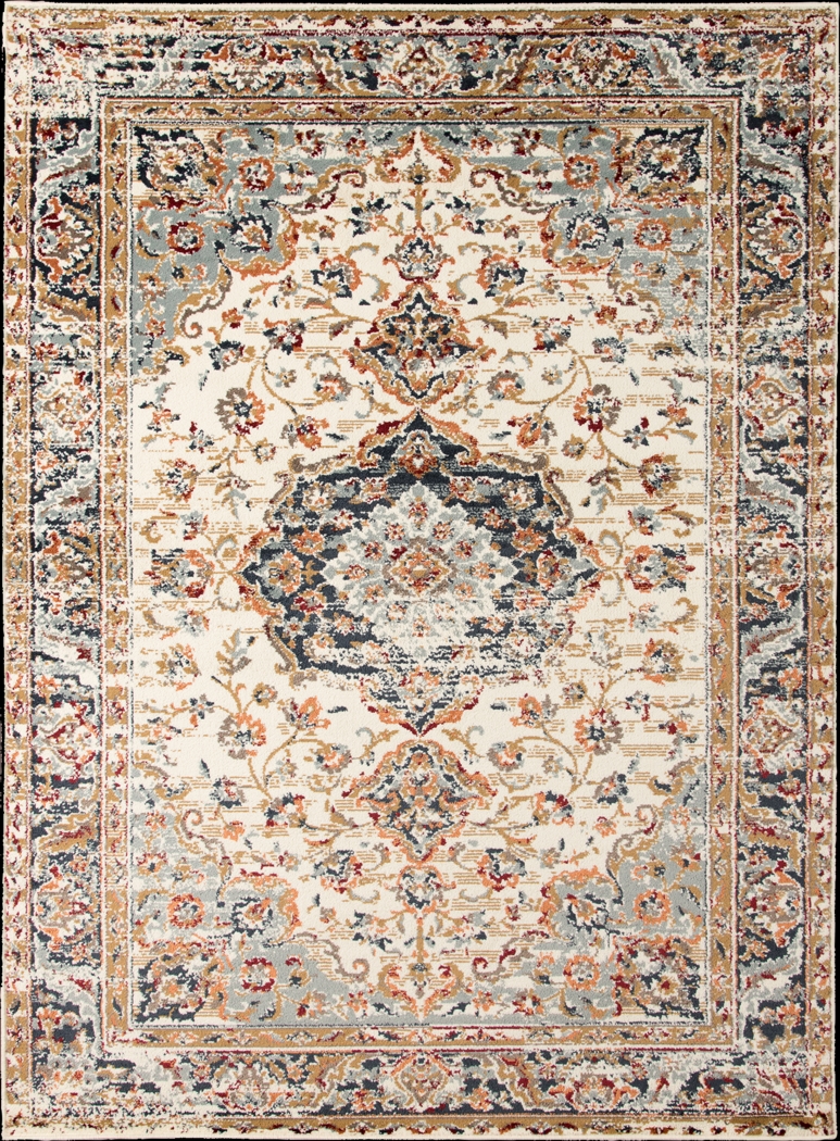 Halitona Ivory 5'1 x 7'6 Rug - Thumbnail - Image 1