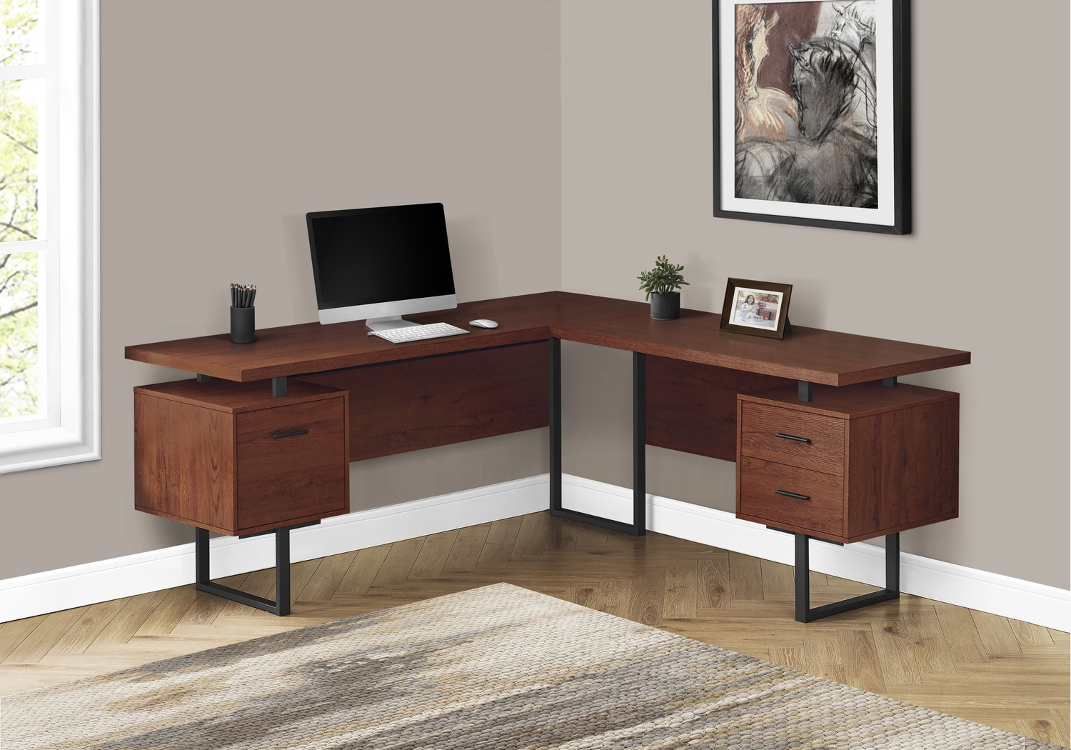 Halladay Cherry Desk - Thumbnail - Image 2
