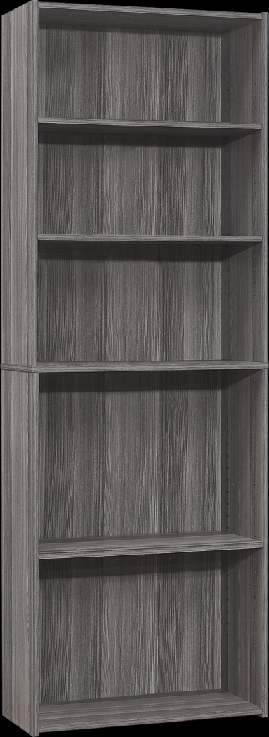 Hallbrook Gray Bookcase - Thumbnail - Image 1