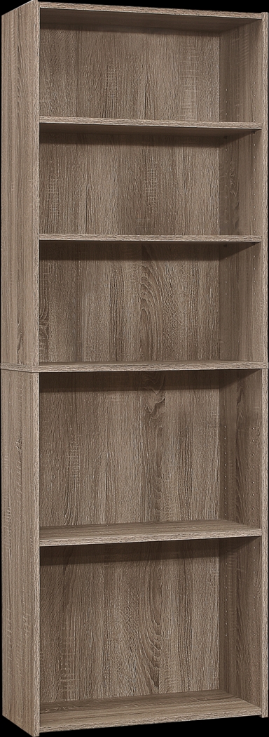 Hallbrook Taupe Bookcase - Thumbnail - Image 1