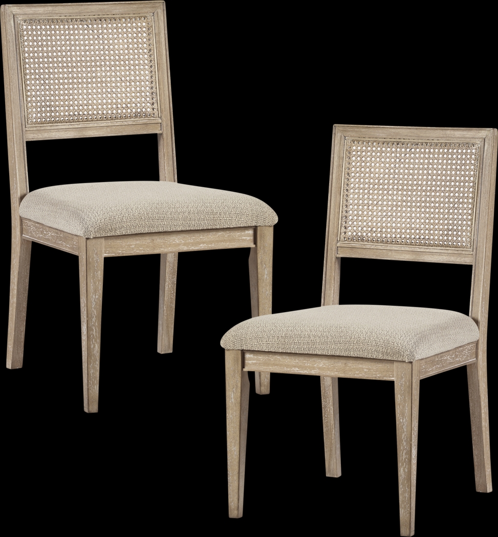 Halleck Brown Dining Chair, Set of 2 - Thumbnail - Image 1