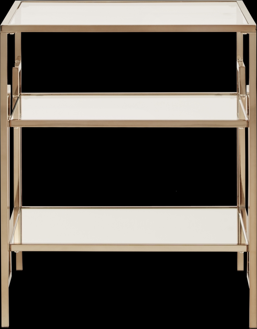 Halleck Gold Accent Table - Thumbnail - Image 2