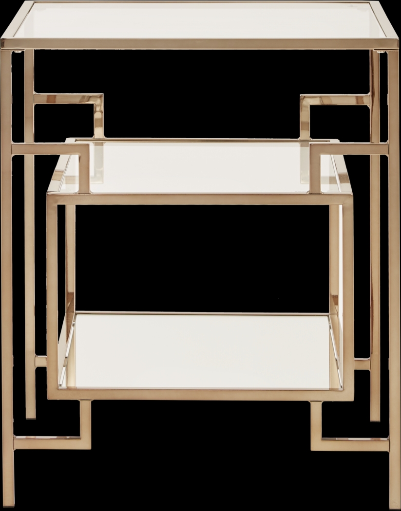 Halleck Gold Accent Table - Thumbnail - Image 3