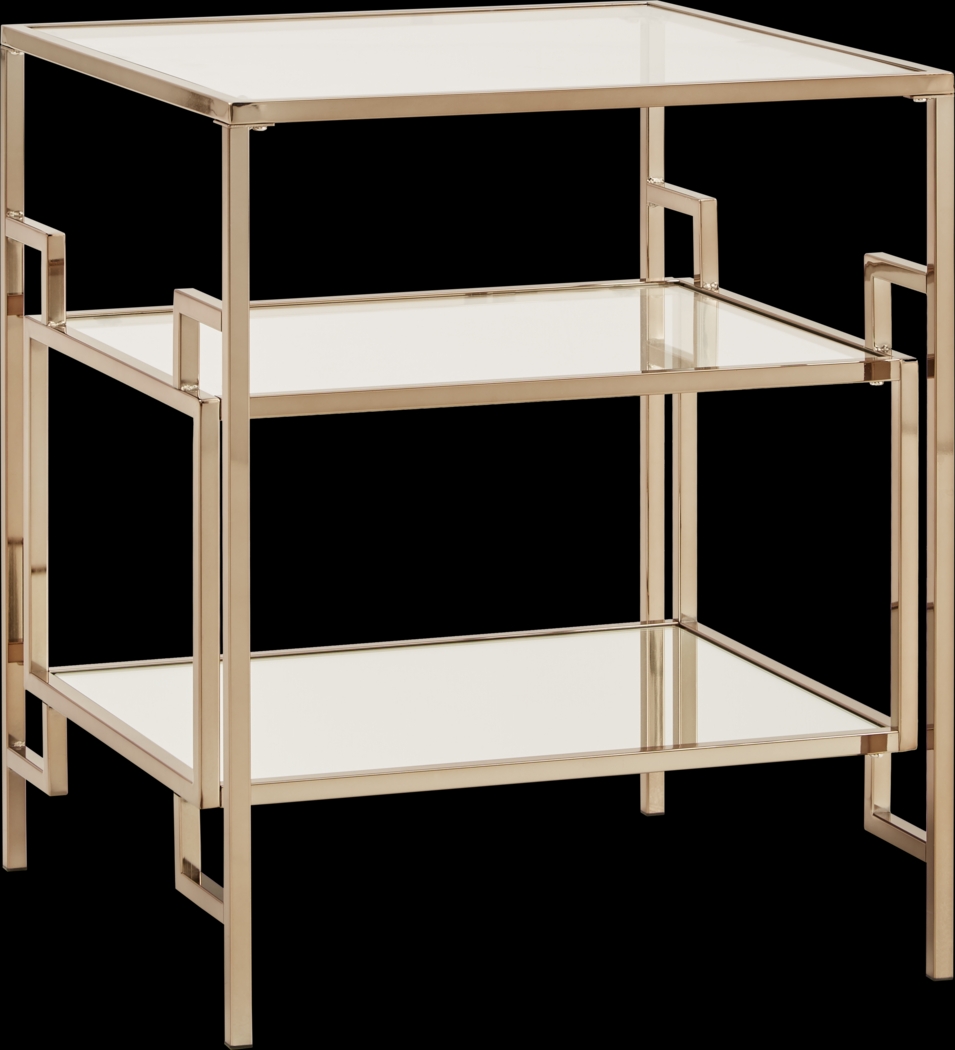 Halleck Gold Accent Table - Thumbnail - Image 1