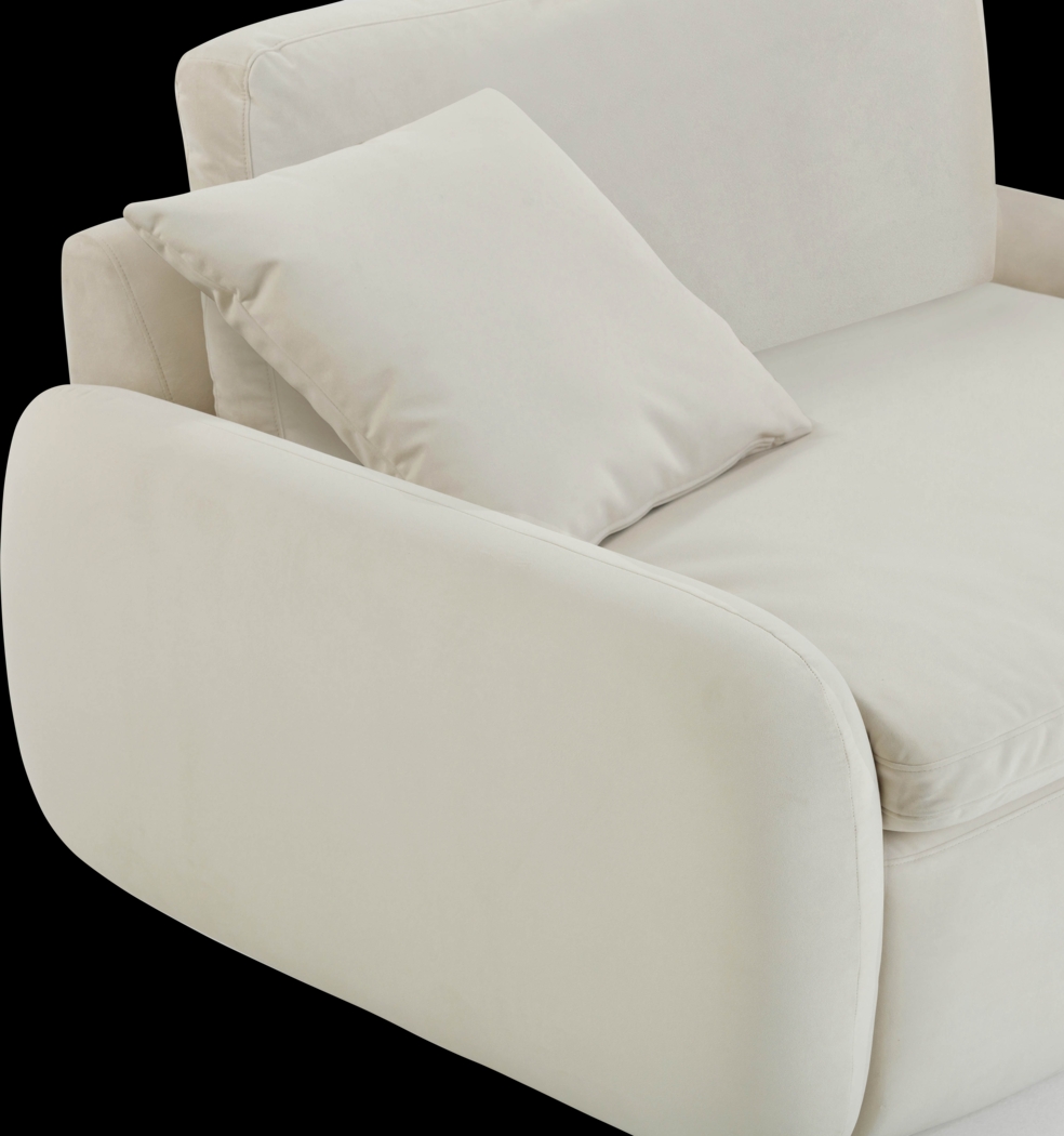 Halleluia Cream Accent Chair - Thumbnail - Image 6