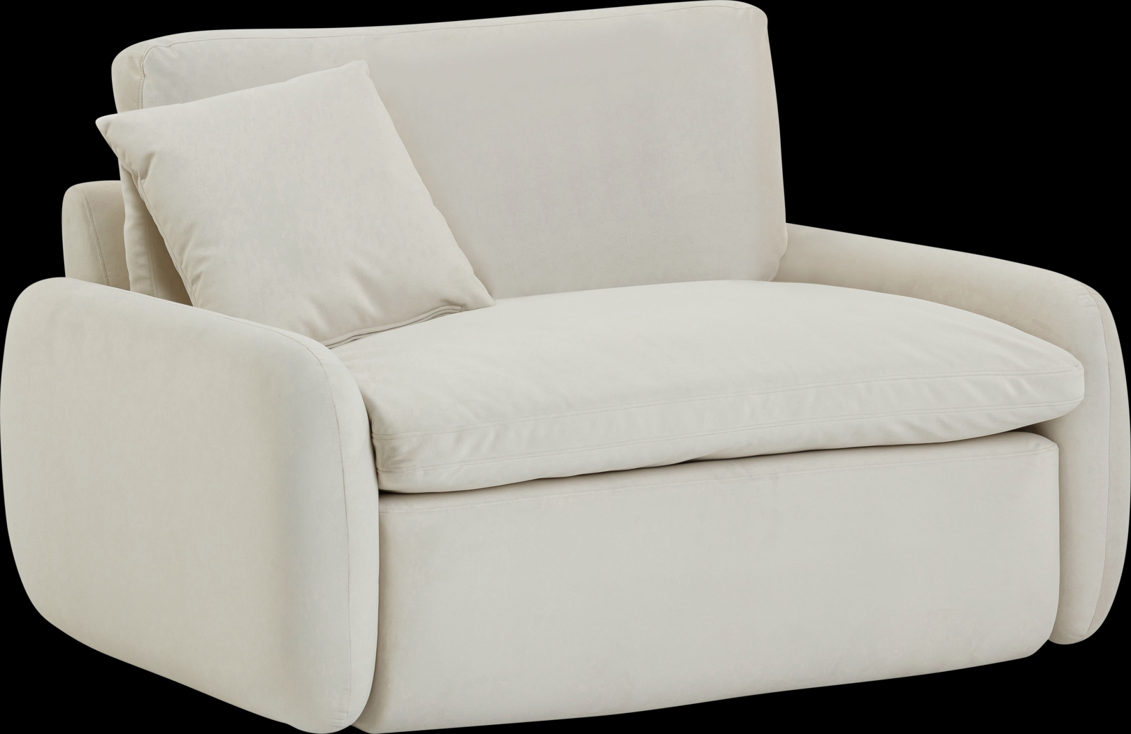 Halleluia Cream Accent Chair - Thumbnail - Image 1