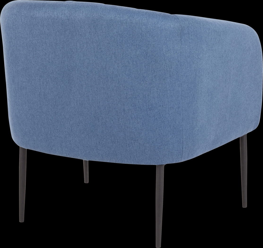 Halliard Blue Accent Chair - Thumbnail - Image 2