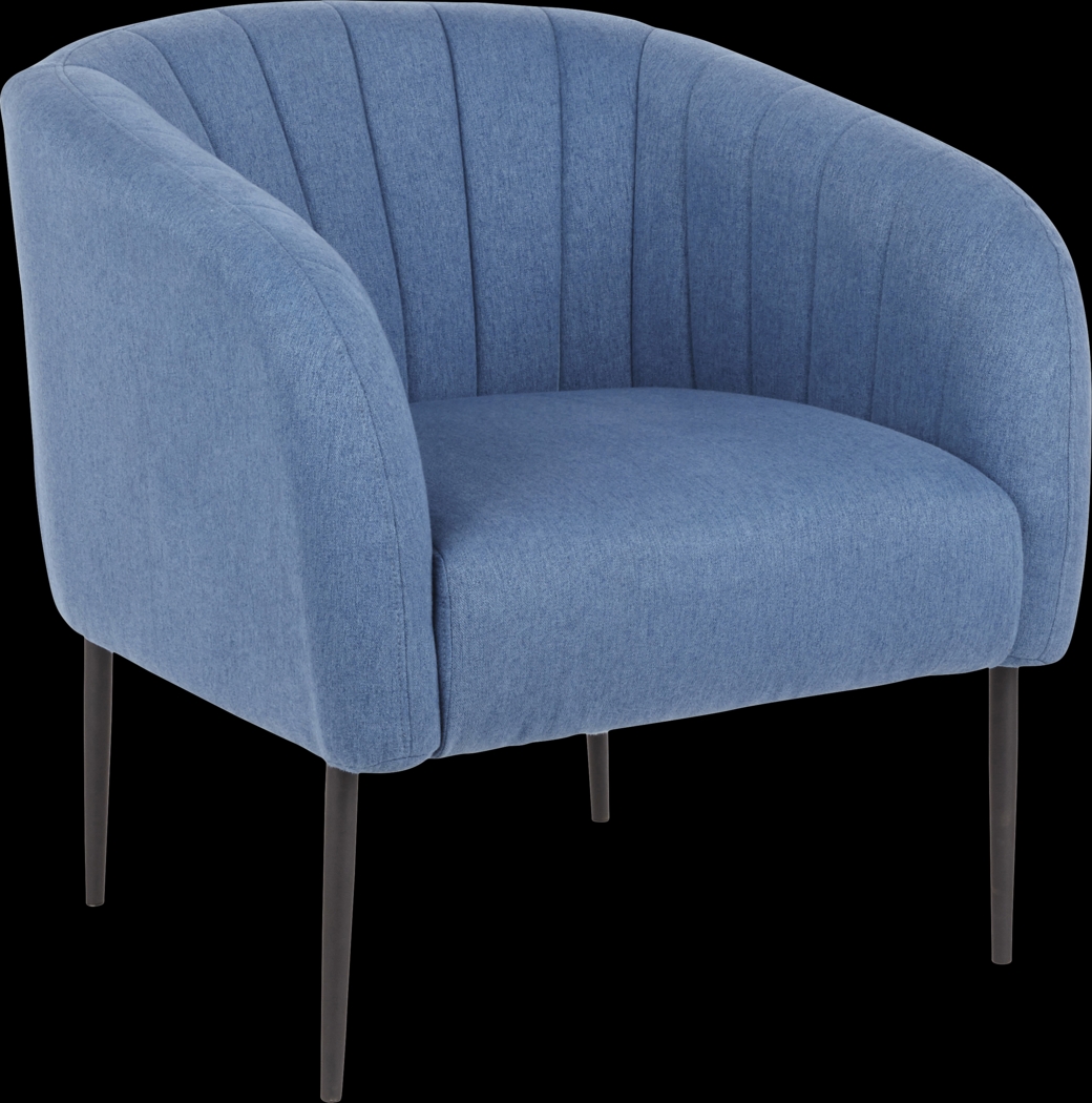 Halliard Blue Accent Chair - Thumbnail - Image 1