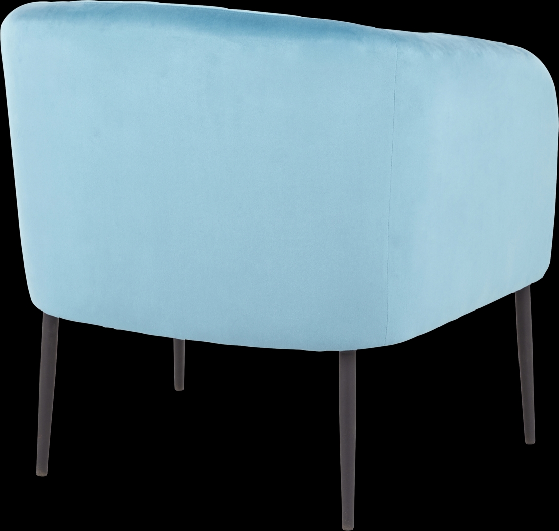 Halliard Turquoise Accent Chair - Thumbnail - Image 2