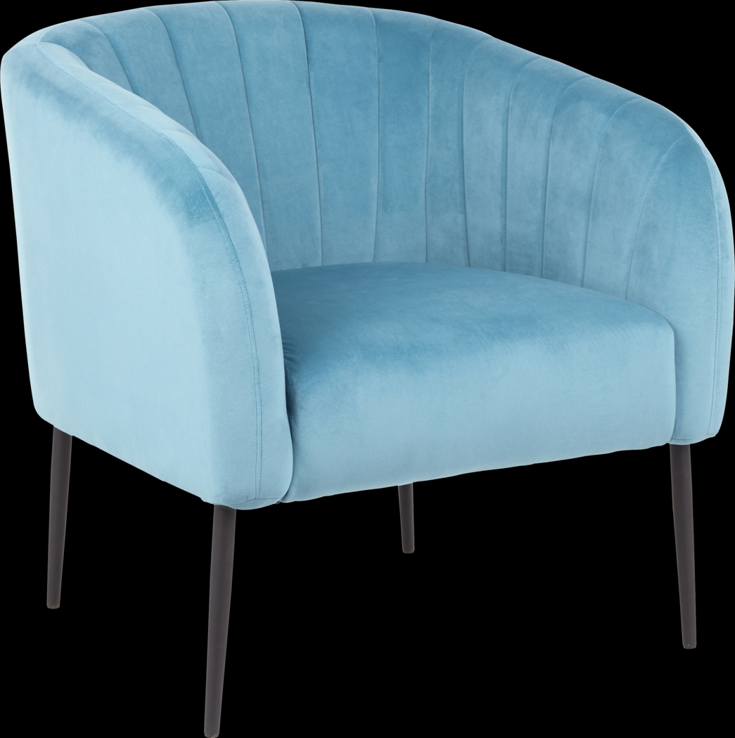 Halliard Turquoise Accent Chair - Thumbnail - Image 1