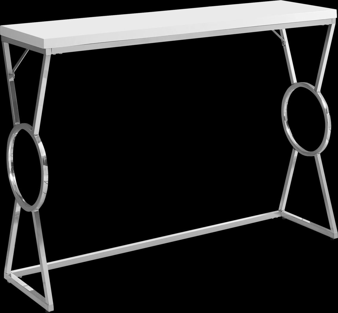 Hallstone White Console Table - Thumbnail - Image 1