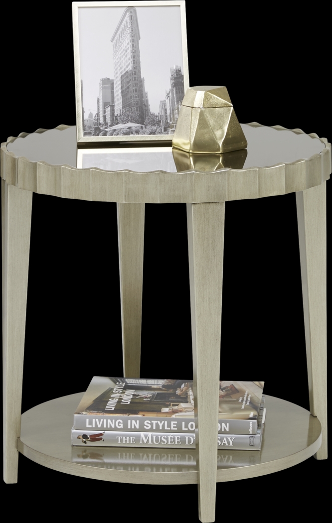 Hallwood Silver End Table - Thumbnail - Image 2