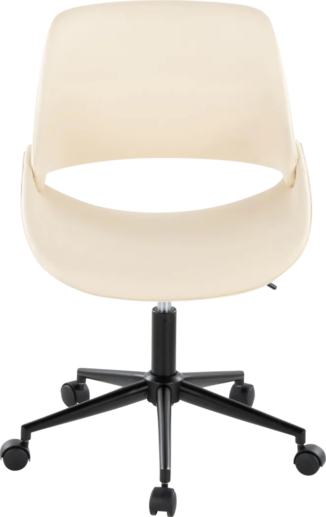 Halma I Cream Desk Chair - Thumbnail - Image 3
