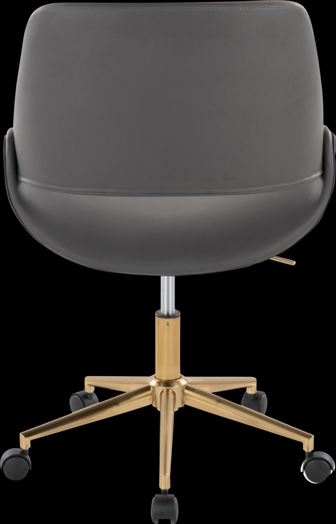 Halma II Cream Desk Chair - Thumbnail - Image 2
