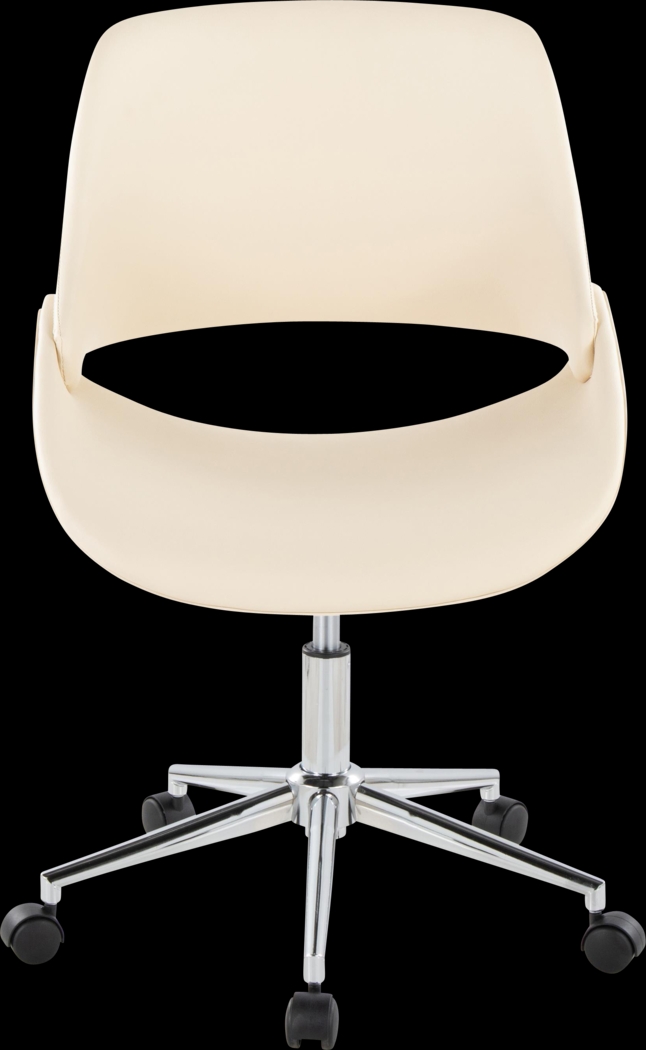 Halma III Cream Desk Chair - Thumbnail - Image 2