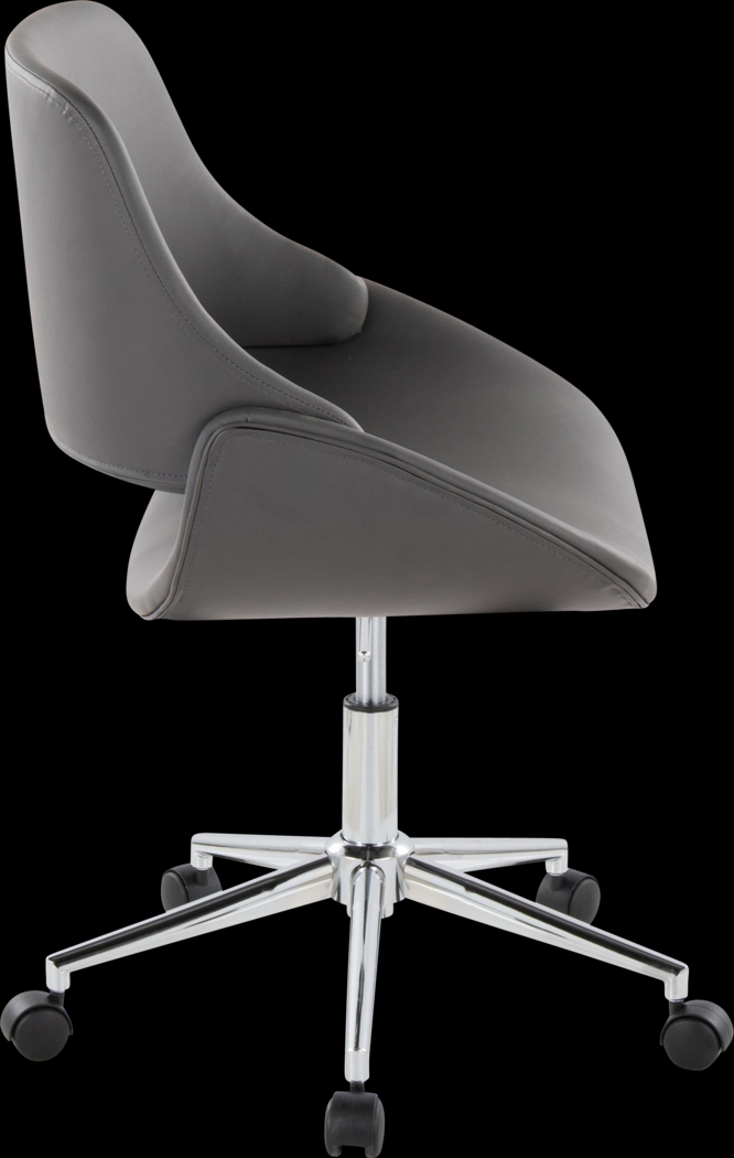 Halma III Cream Desk Chair - Thumbnail - Image 2