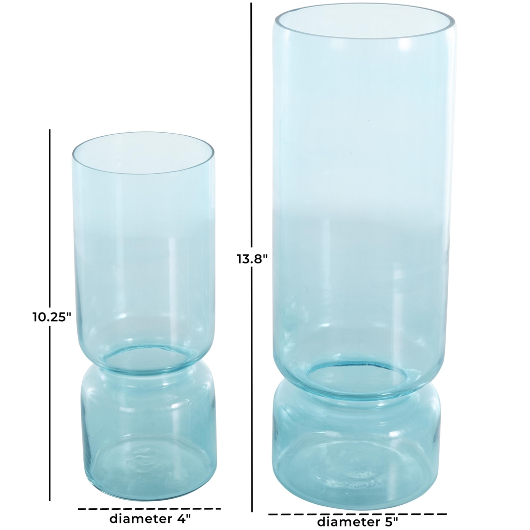 Halmi Blue Vase, Set of 2 - Thumbnail - Image 7