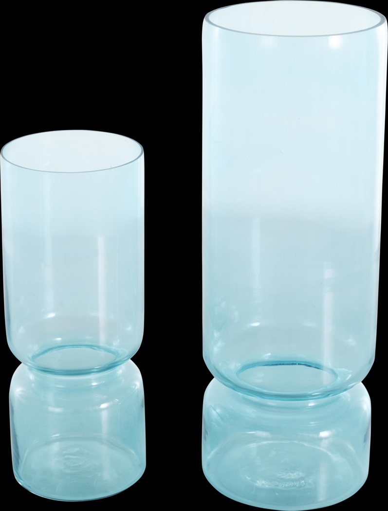 Halmi Blue Vase, Set of 2 - Thumbnail - Image 1