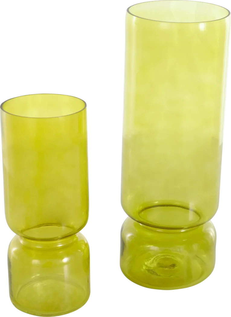 Halmi Green Vase, Set of 2 - Thumbnail - Image 5