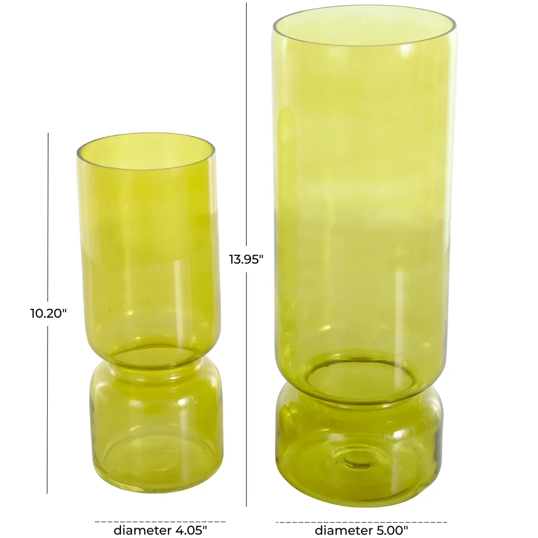 Halmi Green Vase, Set of 2 - Thumbnail - Image 7