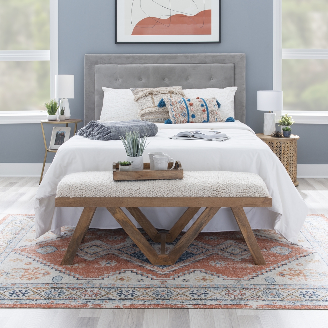 Halning Cream Accent Bench - Thumbnail - Image 3