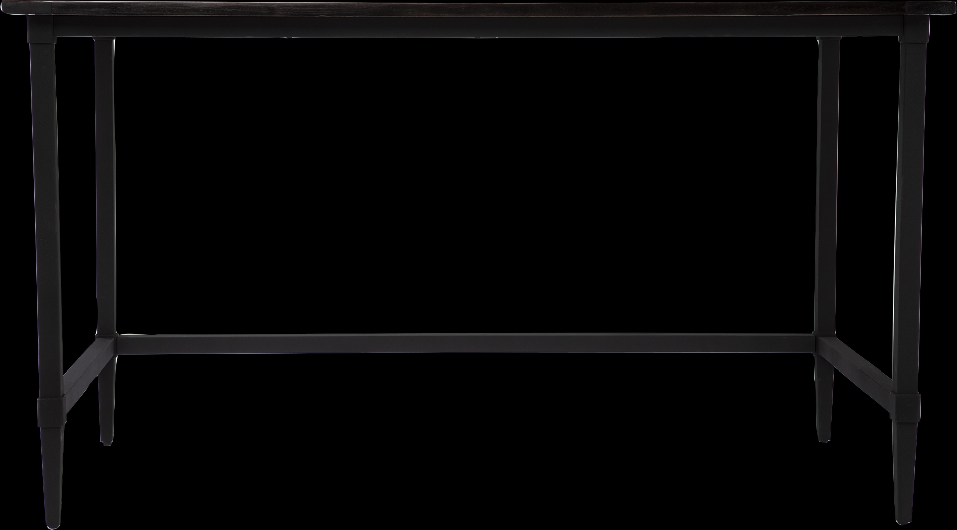 Halsell Black Desk - Thumbnail - Image 2