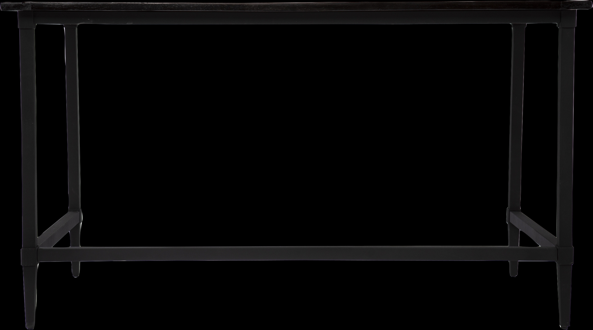 Halsell Black Desk - Thumbnail - Image 4