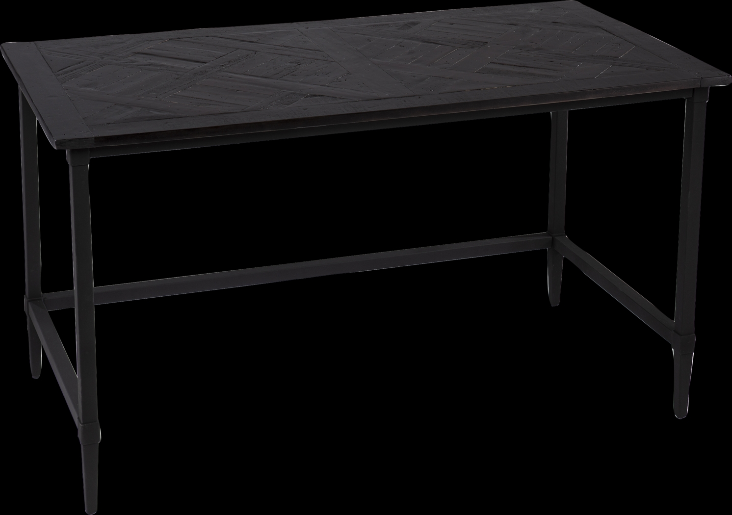 Halsell Black Desk - Thumbnail - Image 1