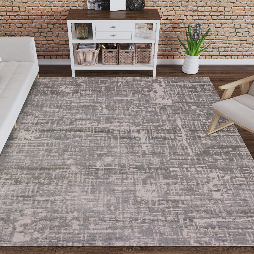 Halsema Gray 3' x 5' Rug - Thumbnail - Image 2