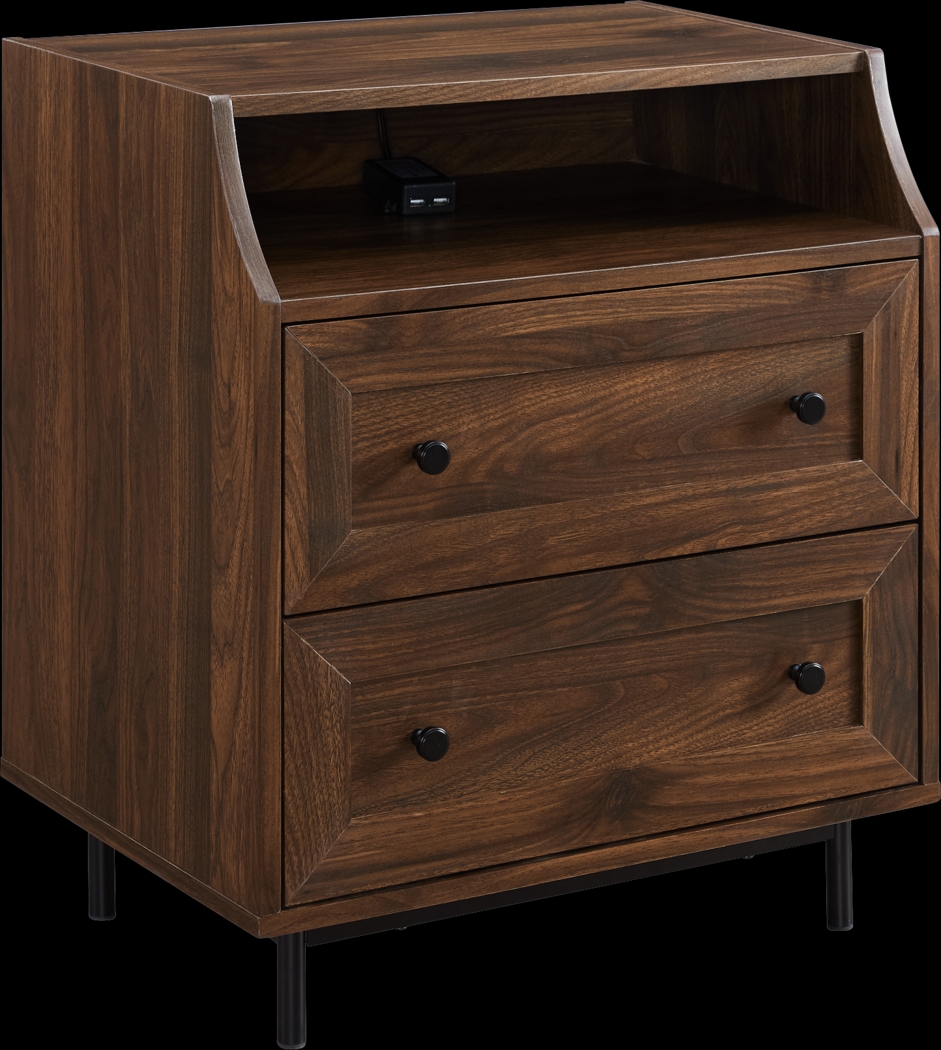 Halsford Walnut End Table - Thumbnail - Image 1