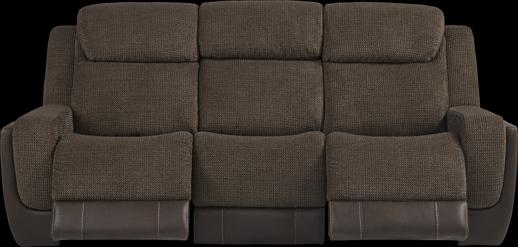 Halsted Brown Dual Power Reclining Sofa - Thumbnail - Image 2