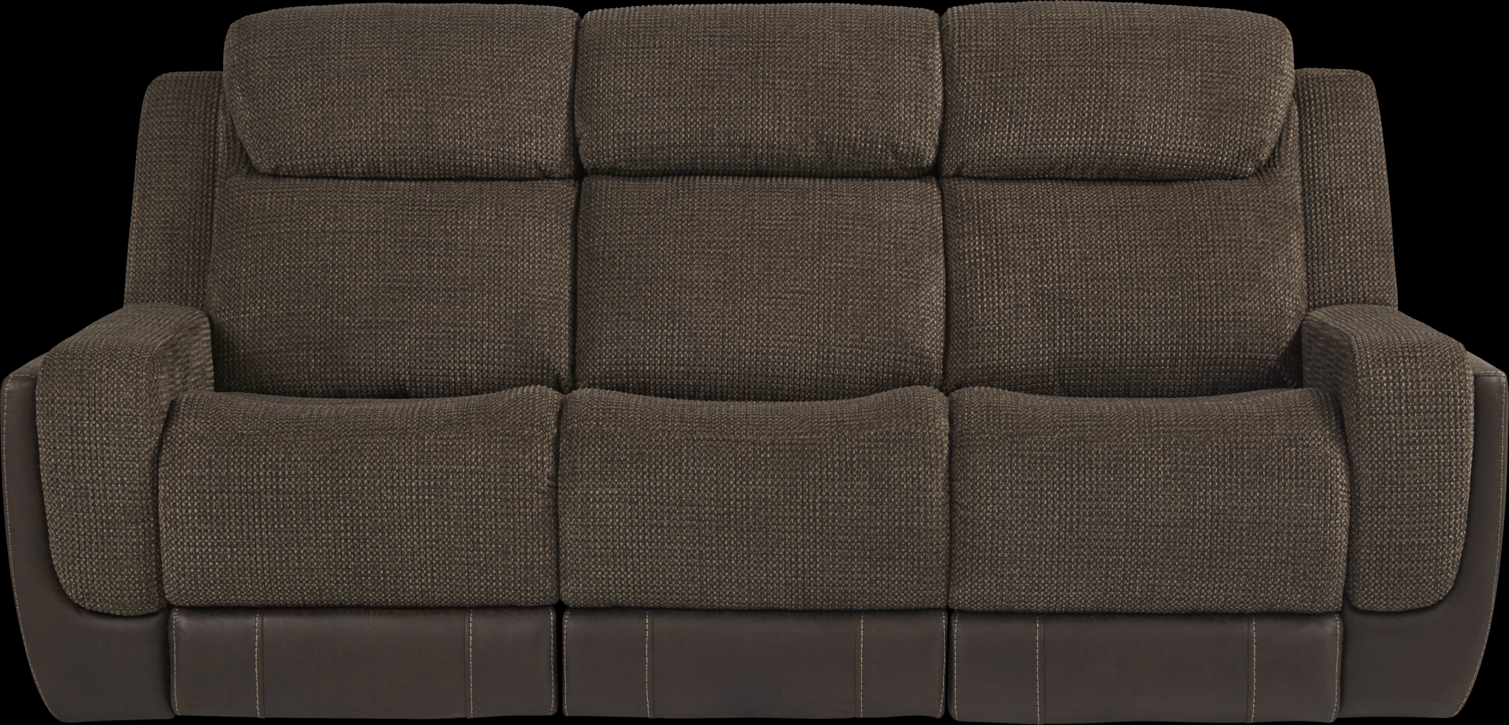 Halsted Brown 5 Pc Living Room with Reclining Sofa - Thumbnail - Image 2