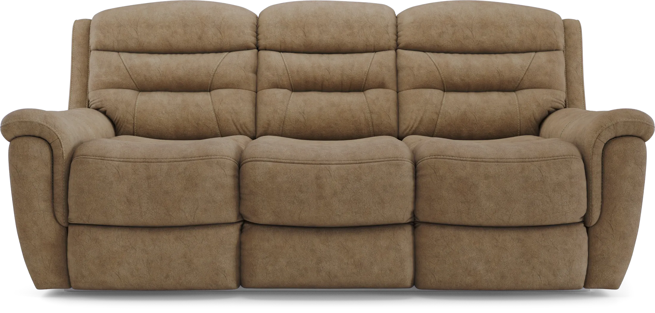 Halton Hills Brown Power Reclining Sofa - Thumbnail - Image 1